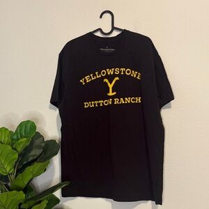 Yellowstone Dutton Ranch Black Tee Xl